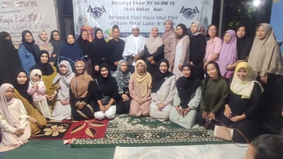 Halal Bihalal RT 04/RW 18 Duta Mekar Asri Berlangsung Khidmat, Hujan Jadi Simbol Keberkahan Halal Bihalal RT 04/RW 18 Duta Mekar Asri Berlangsung Khidmat, Hujan Jadi Simbol Keberkahan