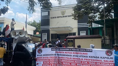 GMPC Polri Asks Kompolnas to Oversee Ethical Scandal of High-Ranking Jambi Police Officials GMPC Polri Asks Kompolnas to Oversee Ethical Scandal of High-Ranking Jambi Police Officials